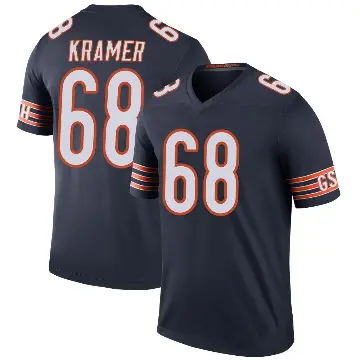 ＃68 Men's Doug Kramer Jr. Navy Legend Chicago Bears Color Rush Jersey