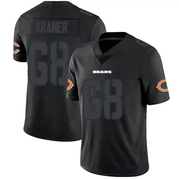 ＃68 Youth Doug Kramer Jr. Black Impact Limited Chicago Bears Jersey