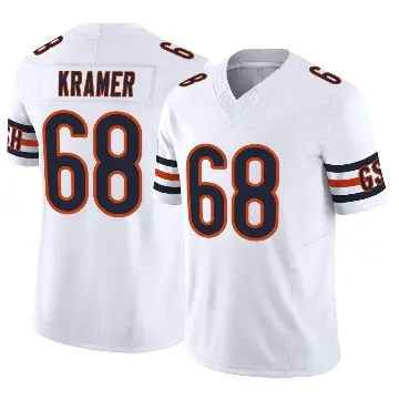 ＃68 Youth Doug Kramer Jr. White Limited Chicago Bears Vapor F.U.S.E. Jersey