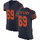 ＃69 Men's Tanoh Kpassagnon Navy Blue Elite Chicago Bears Alternate Vapor Untouchable Jersey