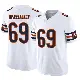 ＃69 Men's Tanoh Kpassagnon White Limited Chicago Bears Vapor F.U.S.E. Jersey