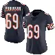 ＃69 Women's Jereme Robinson Navy Limited Chicago Bears Team Color Vapor Untouchable Jersey