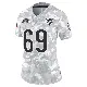 ＃69 Women's Tanoh Kpassagnon Arctic Camo Limited Chicago Bears 2024 Salute to Service Jersey