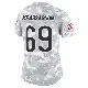 ＃69 Women's Tanoh Kpassagnon Arctic Camo Limited Chicago Bears 2024 Salute to Service Jersey