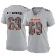 ＃69 Women's Tanoh Kpassagnon Gray Game Chicago Bears Atmosphere Fashion Jersey