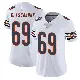 ＃69 Women's Tanoh Kpassagnon White Limited Chicago Bears Vapor Untouchable Jersey