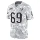 ＃69 Youth Tanoh Kpassagnon Arctic Camo Limited Chicago Bears 2024 Salute to Service Jersey