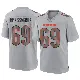 ＃69 Youth Tanoh Kpassagnon Gray Game Chicago Bears Atmosphere Fashion Jersey