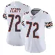 ＃72 Women's William Perry White Limited Chicago Bears Vapor Untouchable Jersey