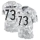 ＃73 Men's Jonah Jackson Arctic Camo Limited Chicago Bears 2024 Salute to Service Jersey