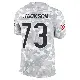 ＃73 Men's Jonah Jackson Arctic Camo Limited Chicago Bears 2024 Salute to Service Jersey