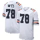 ＃78 Men's Joshua Miles White Game Chicago Bears Alternate Classic Jersey
