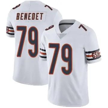 ＃79 Youth Theo Benedet White Limited Chicago Bears Vapor Untouchable Jersey