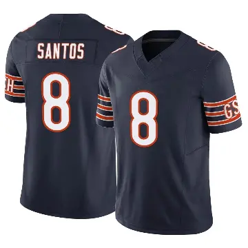 ＃8 Youth Cairo Santos Navy Limited Chicago Bears Vapor F.U.S.E. Jersey