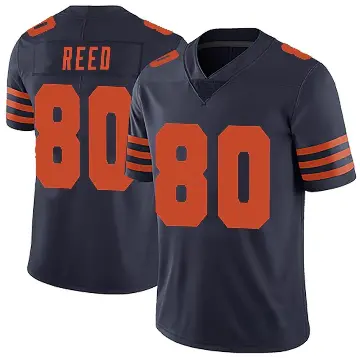 ＃80 Men's Joe Reed Navy Blue Limited Chicago Bears Alternate Vapor Untouchable Jersey