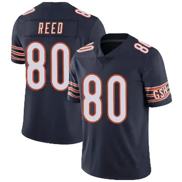 ＃80 Men's Joe Reed Navy Limited Chicago Bears Team Color Vapor Untouchable Jersey