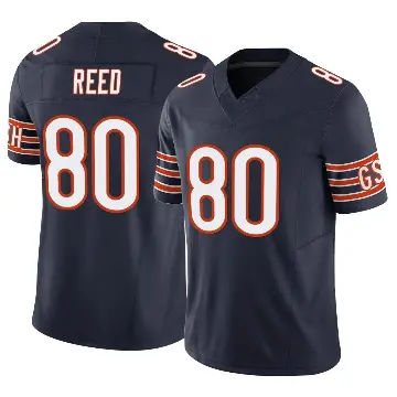 ＃80 Men's Joe Reed Navy Limited Chicago Bears Vapor F.U.S.E. Jersey