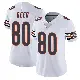 ＃80 Women's Joe Reed White Limited Chicago Bears Vapor Untouchable Jersey