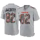 ＃82 Men's John Jackson Gray Game Chicago Bears Atmosphere Fashion Jersey