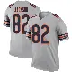 ＃82 Men's John Jackson Legend Chicago Bears Inverted Silver Jersey