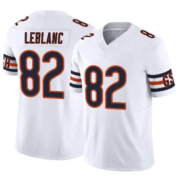 ＃82 Men's Peter LeBlanc White Limited Chicago Bears Vapor F.U.S.E. Jersey