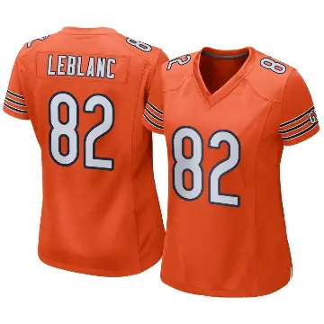 ＃82 Women's Peter LeBlanc Orange Game Chicago Bears Alternate Jersey