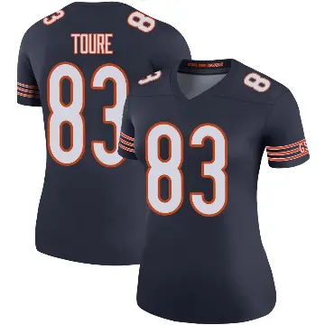 ＃83 Women's Samori Toure Navy Legend Chicago Bears Color Rush Jersey