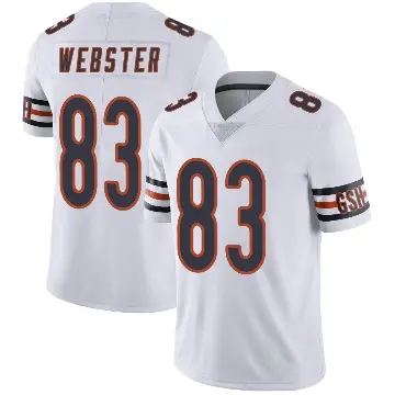 ＃83 Youth Nsimba Webster White Limited Chicago Bears Vapor Untouchable Jersey