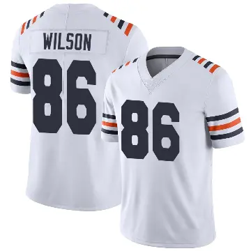 ＃86 Men's Joel Wilson White Limited Chicago Bears Alternate Classic Vapor Jersey