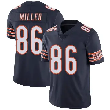 ＃86 Men's Zach Miller Navy Limited Chicago Bears Team Color Vapor Untouchable Jersey
