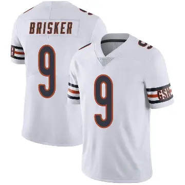 ＃9 Men's Jaquan Brisker White Limited Chicago Bears Vapor Untouchable Jersey
