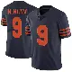 ＃9 Men's Jim McMahon Navy Blue Limited Chicago Bears Alternate Vapor Untouchable Jersey