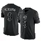 ＃9 Youth Jim McMahon Black Limited Chicago Bears Reflective Jersey
