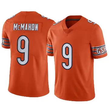＃9 Youth Jim McMahon Orange Limited Chicago Bears Alternate Vapor Jersey