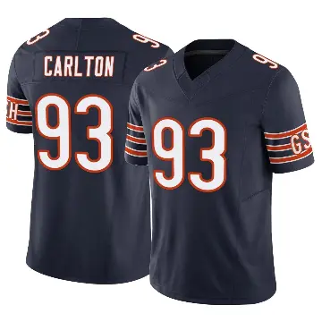 ＃93 Youth Xavier Carlton Navy Limited Chicago Bears Vapor F.U.S.E. Jersey