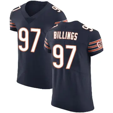 ＃97 Men's Andrew Billings Navy Elite Chicago Bears Team Color Vapor Untouchable Jersey