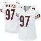 ＃97 Women's Andrew Billings White Game Chicago Bears Jersey
