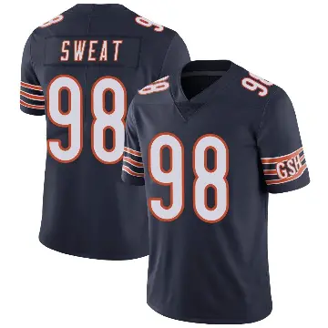 ＃98 Men's Montez Sweat Navy Limited Chicago Bears Team Color Vapor Untouchable Jersey