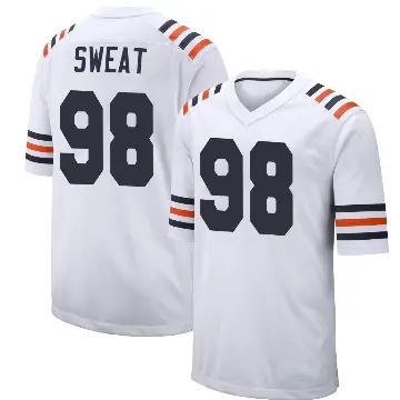 ＃98 Youth Montez Sweat White Game Chicago Bears Alternate Classic Jersey