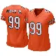 ＃99 Women's Gervon Dexter Sr. Orange Game Chicago Bears Alternate Jersey