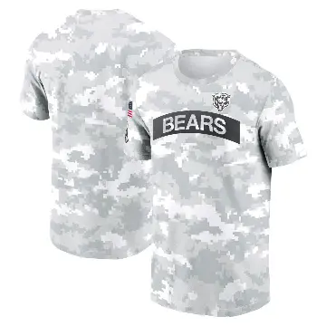 Men's Arctic Camo Chicago Bears 2024 Salute To Service Performance T-Shirt