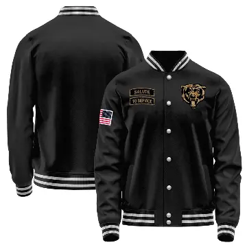 Men's Black Chicago Bears Salute to Service Sideline Performance Jacket