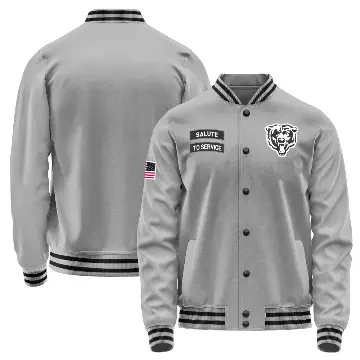 Men's Gray Chicago Bears Salute to Service Performance Jacket