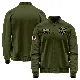 Men's Olive Chicago Bears Salute to Service Sideline Performance Jacket