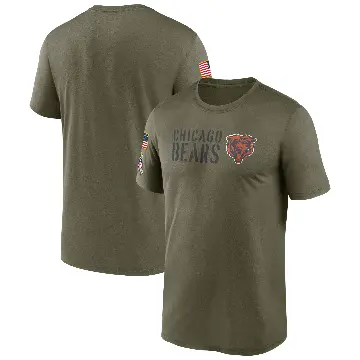 Men's Olive Legend Chicago Bears 2022 Salute to Service Team T-Shirt